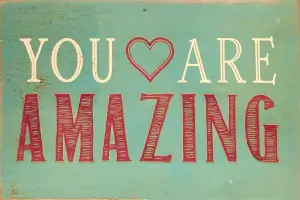 Bild mit Text "You are amazing"